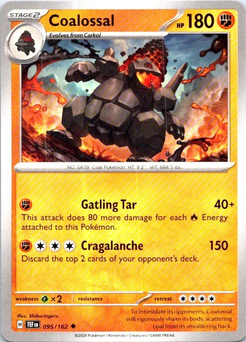 Coalossal Uncommon SV05: Temporal Forces 095/162 NM