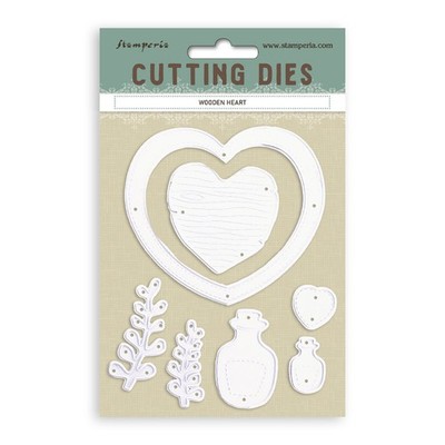 STUDIOLIGHT - Stanzform Präge Stanzschablone Cutting Die - Wooden Heart