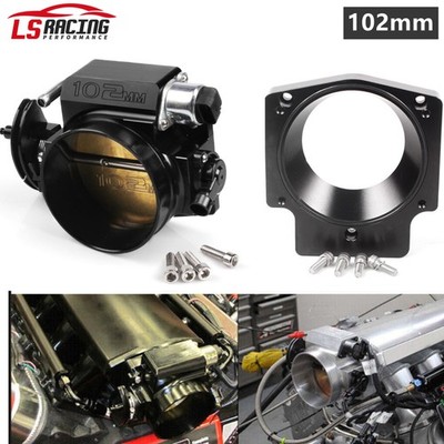 102mm Throttle Body + TPS IAC + Adapter Plate For  LS1 LS2 LS6 LS7 LSX LS