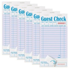 ZPARIK 6 Pack Purple Guest Checks Books for Servers Server Note 6pcs,