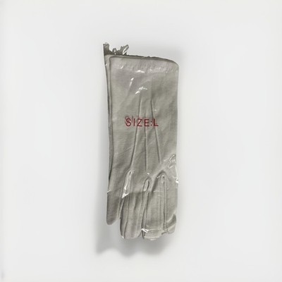100% White Cotton Gloves for work, Size Large, 8-pairs in total.