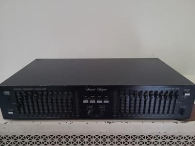 ADC Sound Shaper SS-215 Stereo Frequency Equalizer Untested Powers On 