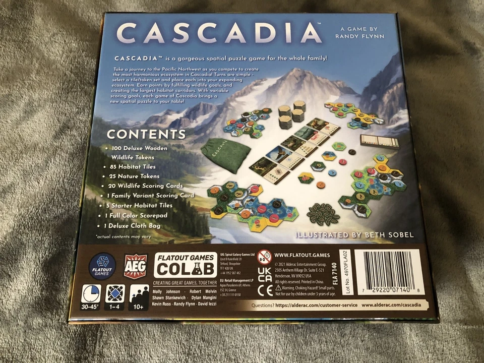 Cascadia Board Game [inc. Kickstarter Promo Cards] - Image 2 of 4