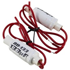 Pair of 300Hz 4-Ohm In-line Noise Filter Speaker Bass Blocker BB-133 Audiopipe