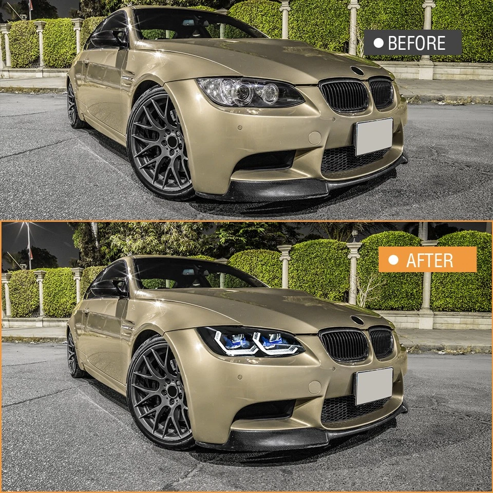 Conjunto de faros LED para BMW M3 E92 E93 2007-2010 HID xenón proyector LED DRL Foto 2 de 4