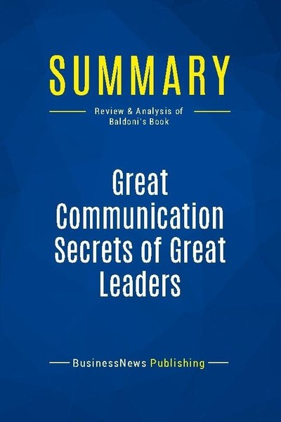 Businessnews Publishing / Summary: Great Communication Secrets ...9782511046005-image