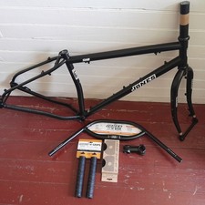 Jones Bike SWB Medium Frameset With Jones Bar Grips Stem Headset Seatpost Clamp