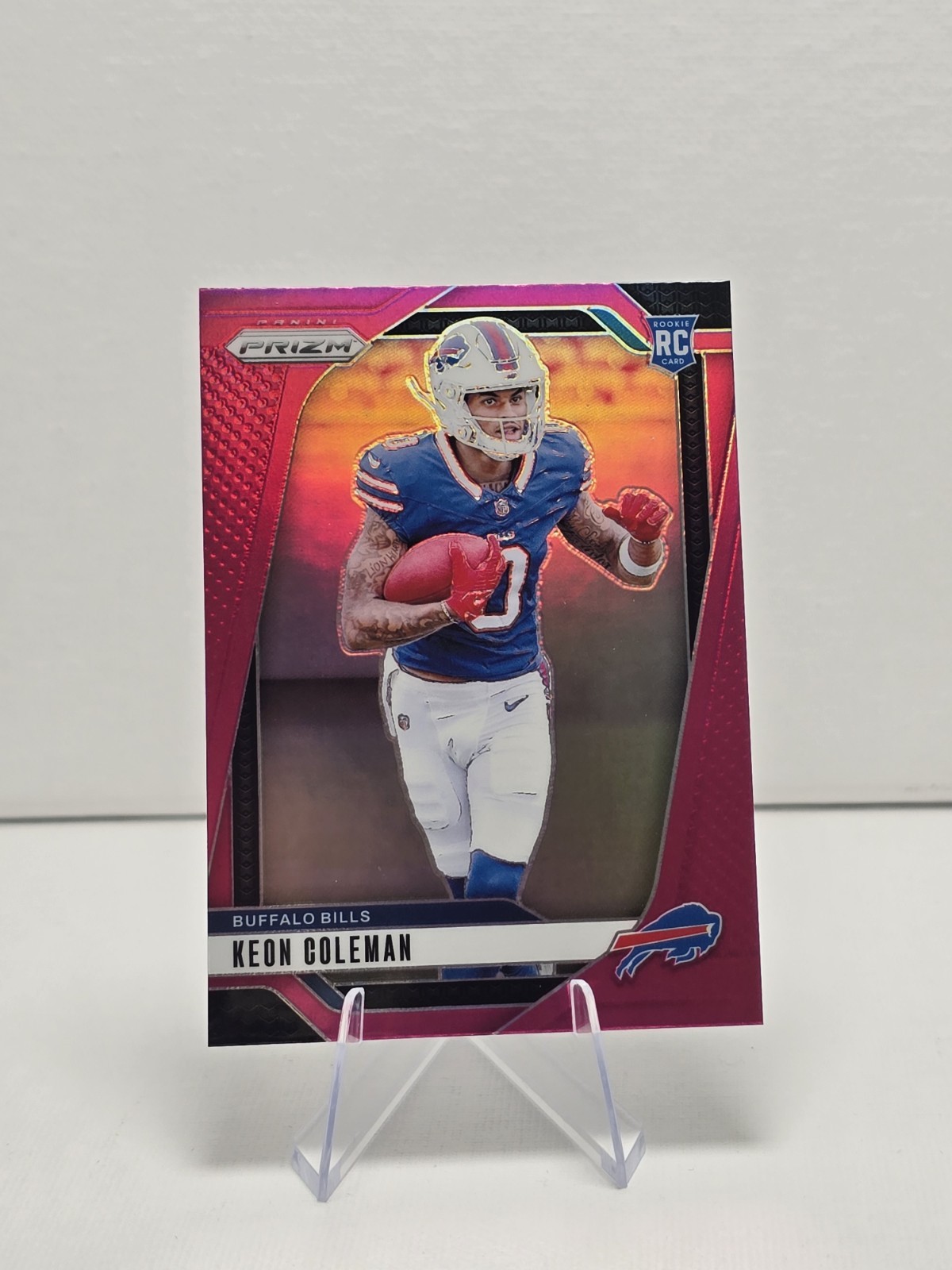 2024 Panini Prizm - Rookies Keon Coleman #362 Pink Prizm (RC)