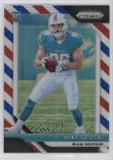 2018 Panini Prizm Rookie Red White & Blue Prizm Mike Gesicki #216 1ew5