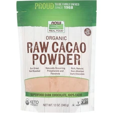 Now Real Foods Organic Cacao Powder 12 Oz