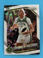 Dominique Malonga 2025 Panini Prizm WNBA (RC,SP) White Seismic Wave Prizm #116
