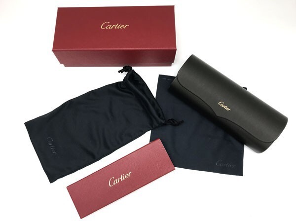 Cartier 56□15-145 CT0186S 002 Gradient Black Sunglasses