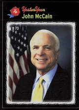 2024 Historic Autographs YesterYear #70 John McCain