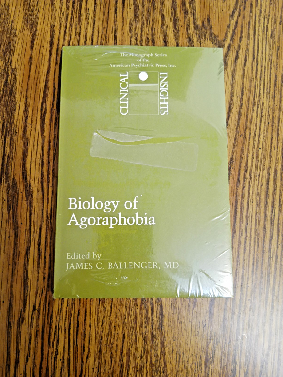 Biology of Agoraphobia Edited by James C Ballenger Paperback New