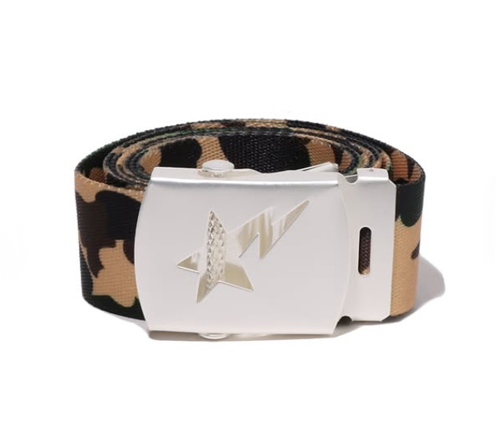 小物 A BATHING APE BAPESTA CAMO LEATHER BELT 小物 A BATHING APE BAPESTA CAMO LEATHER BELT COLOR CAMO BAPE