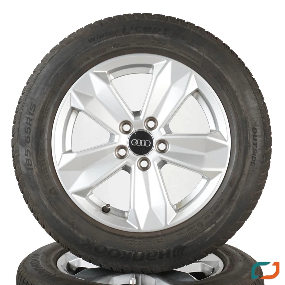 Original Audi A1 GB 82A Winterräder Winterreifen 15 Zoll Felgen 185/65 R15 92H - Bild 2 von 4