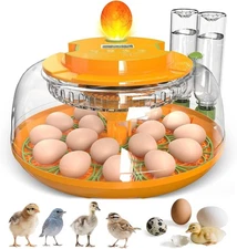18 Egg Incubators for Hatching Eggs, Egg Incubator Incubator with Automatic Turn