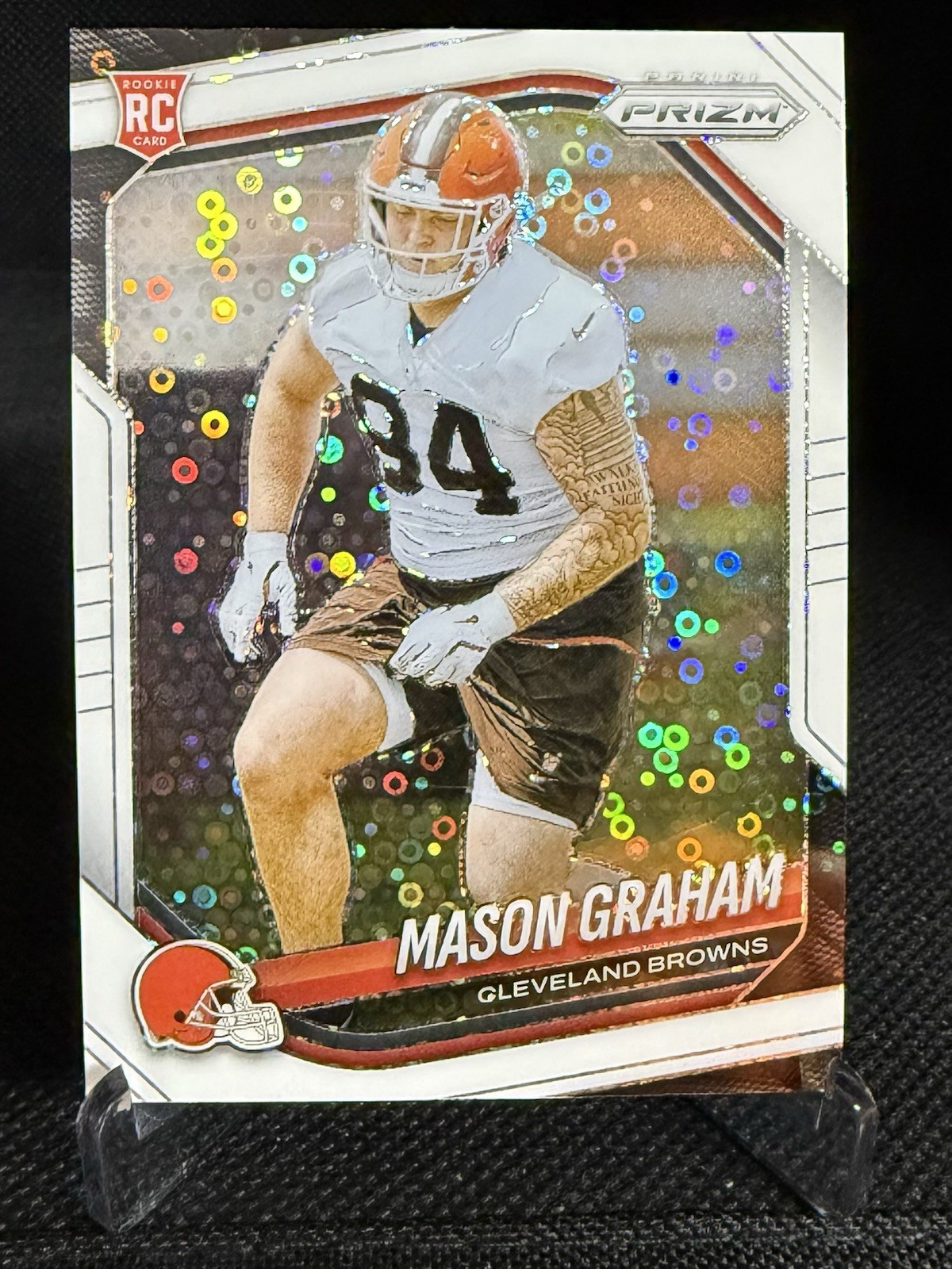 2025 Panini Prizm Mason Graham White Disco #354 Cleveland Browns