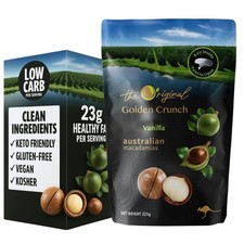 Golden Crunch In-Shell Macadamias 225g - Premium Australian Macadamia Nuts wi...