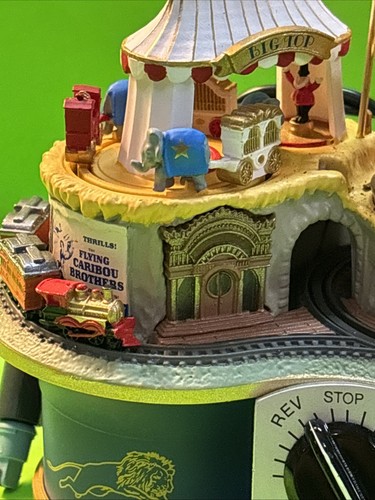 2002 Hallmark Keepsake Motion Circus Mountain Railroad Train Christmas Ornament - Picture 3 of 10