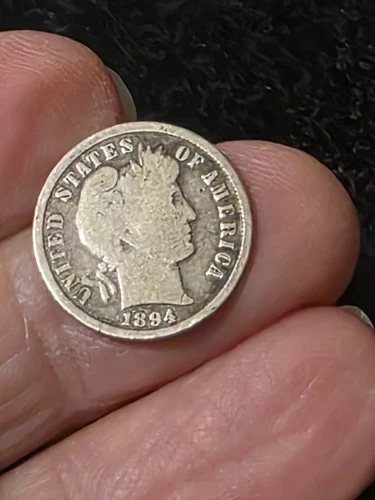 1894 BARBER SILVER DIME-VERY NICE COLLECTIBLE GRADE-GREAT INVESTMENT IDEA