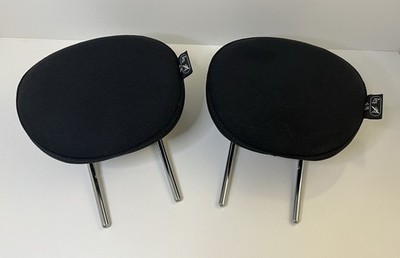 Rear Seat Headrest Left & Right Set OEM 07-13 Mini Cooper S R56 R57 D3 Black