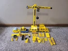 30+ Pieces Matchbox Mega Rig Construction Playset lot Mattel 1996 Hot wheels