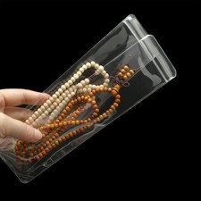 48 Pack PVC Clear Jewelry Anti Oxidation Zipper Bag Antitarnish Plastic Bags ...
