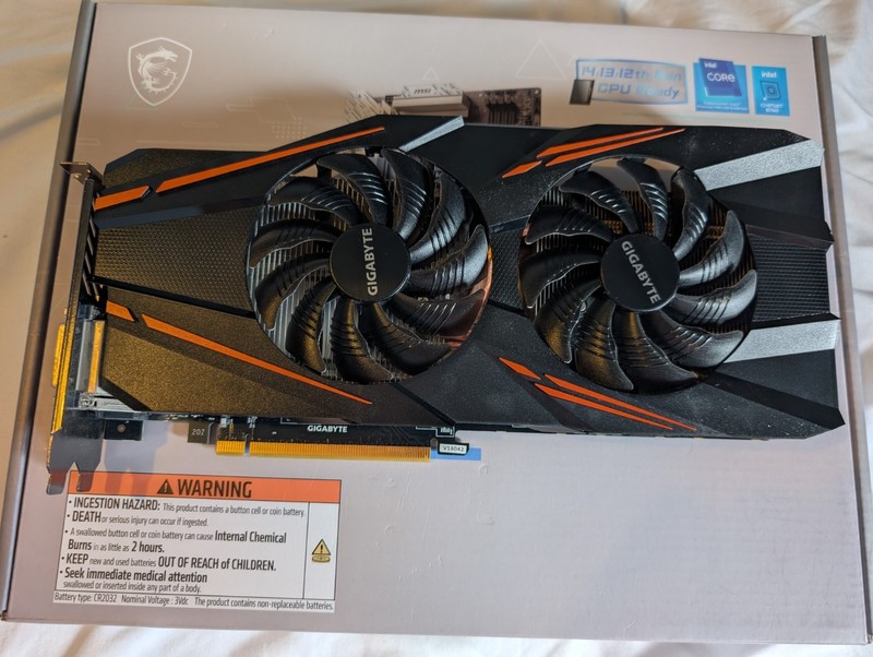 Gigabyte NVIDIA GeForce GTX 1070 8GB GDDR5 Graphics Card GPU Video Card