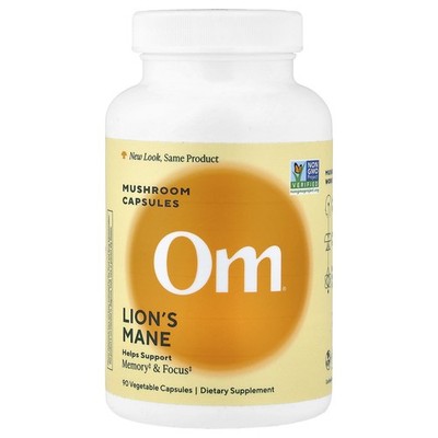 Lions's Mane Mushroom Capsules, 90 Vegetable Capsules (666 mg per Capsule)