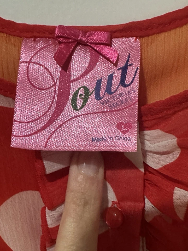 Victoria's Secret Pout top L ASO Gossip Girl Blair Waldorf Christmas - Image 4 of 4