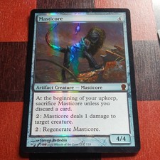 Mtg Masticore Foil LP  From the Vault: Relics Reserved List Rare Destiny Urza's 