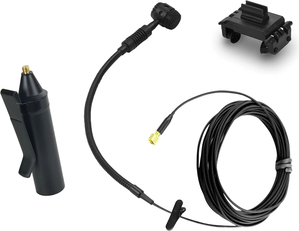 Lightweight Clip-On Condenser Mic for String Instruments - Easy One-Hand Mount - Image 3 of 4