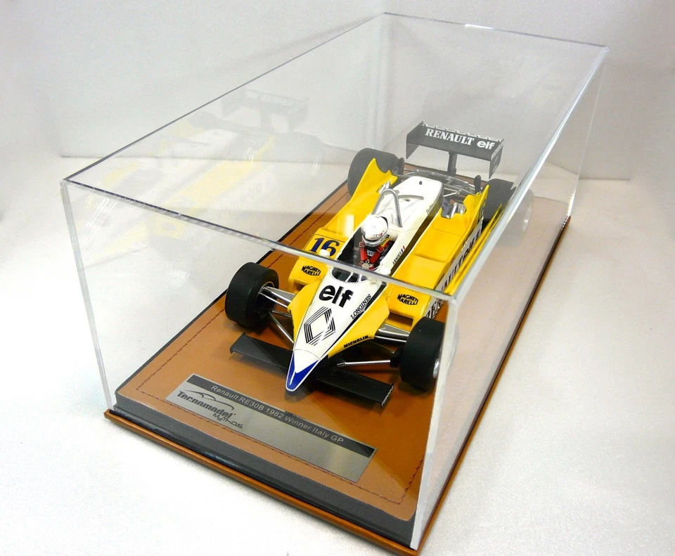 RENAULT RE30B F1 Italy GP 1982 Arnoux WINNER Plexi display LTD TECNOMODEL 1:18 - Immagine 2 di 4