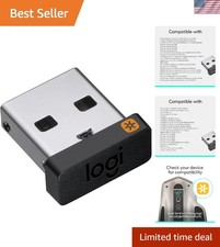 Advanced 2.4GHz Logitech USB Unifying Receiver - Wireless Tech for Seamless Use