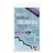 Guardhouse SHIELD Resealable Wide Thicker Silver Age Comic Bags 7 1/4"