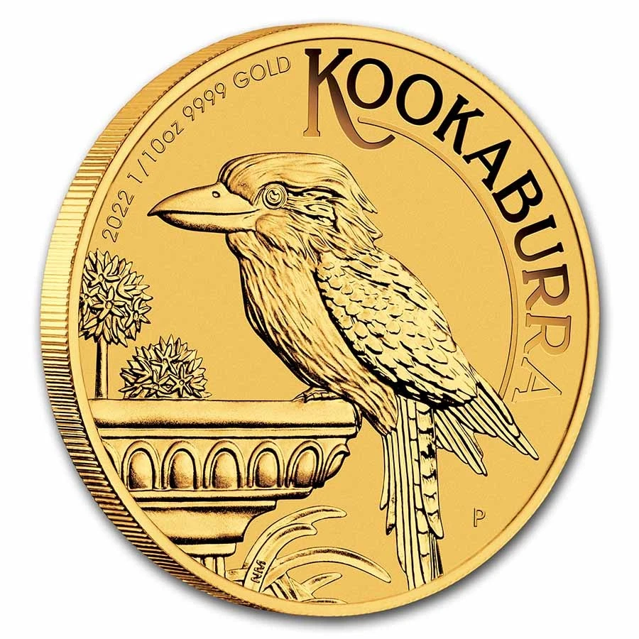 2022 Australia 1/10 oz Gold Kookaburra BU - Image 3 of 4