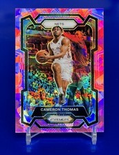 2023-24 Panini Prizm #113 Cameron Thomas Pink Ice Prizm - Nets New York
