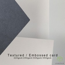 Laid / Embossed / Textured Invite Card  PREMIUM QUALITY A4, A5, A6, Arts&Crafts.