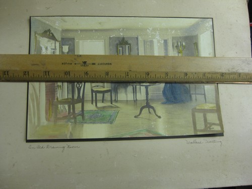 2 Wallace Nutting An Old Drawing Room Tinted Photographs Interior & Orchard - Imagen 2 de 23