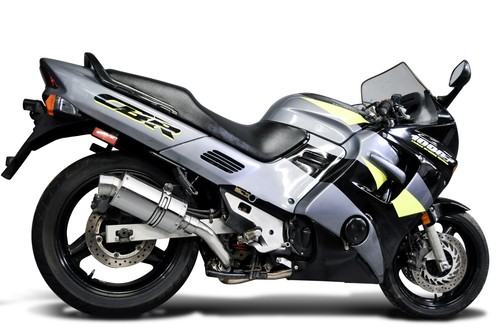Honda CBR1000F FH-FX Hurricane 87-99 Full Exhaust 4-1 9" Oval Stainless Muffler - Picture 5 of 5