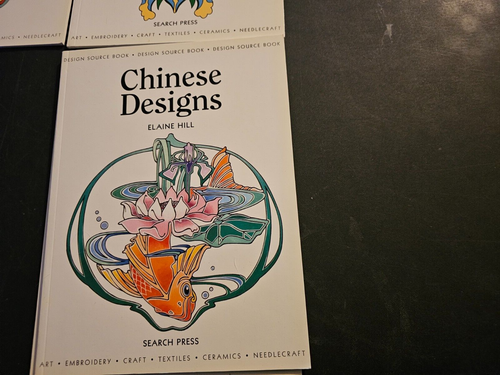 Lote 4 Diseños Patrones Persa Oriental Chino Libros de Arte Popular - Imagen 11 de 24