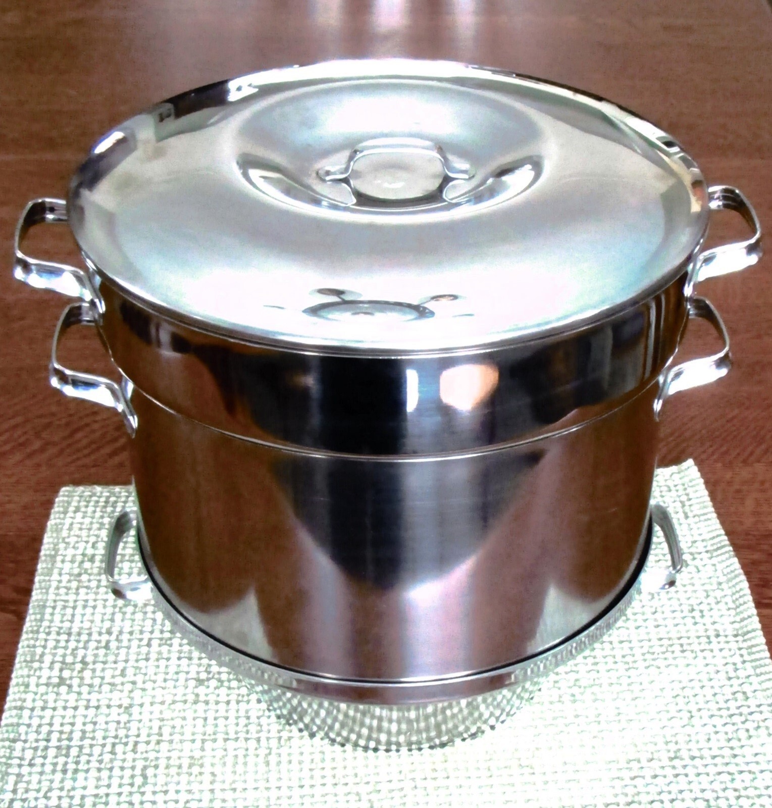 MehuMaija Steam Juicer Extractor w/ Lid Stainless Steel Stove Top