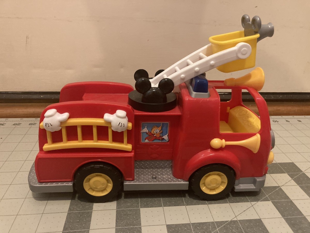 Disney Mickey Mouse Clubhouse Fire Truck Engine with Sounds~ WORKS