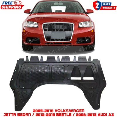 Engine Splash Shield For 2005-18 Volkswagen Jetta / 12-19 Beetle / 06-13 Audi A3