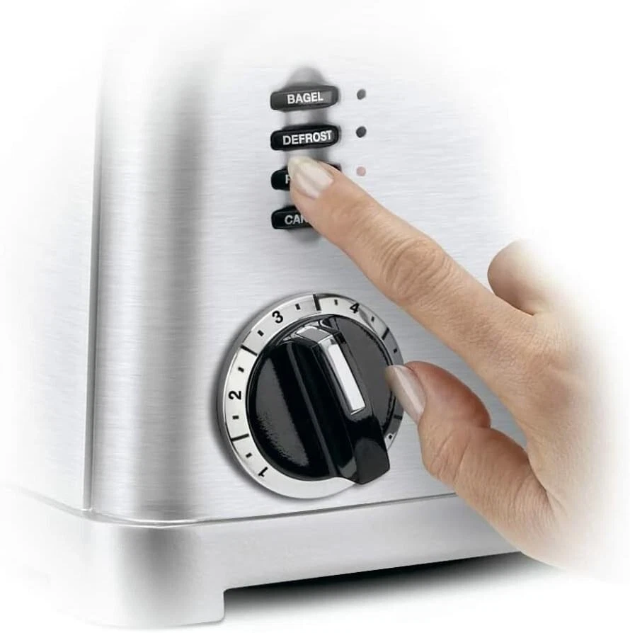 Cuisinart CPT-160 Metal Classic 2-Slice Toaster, Brushed Stainless - Image 3 of 4