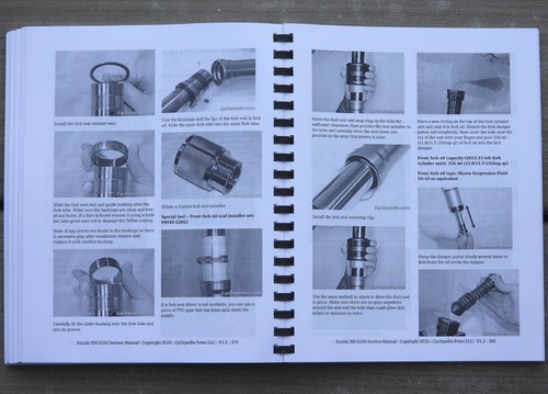 2013-2018 Suzuki RMZ250 RMZ 250 RM Z250 SERVICE & REPAIR MANUAL - Picture 2 of 2