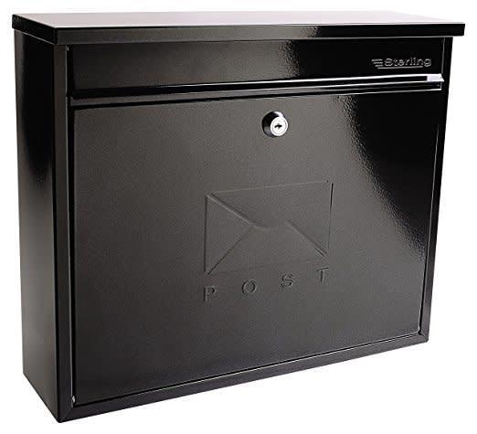 Sterling MB02BK Elegance Post Box - Black