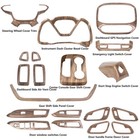 20x Wood Grain Full Kit Center Cover Trim Accessories For Chevy Colorado 2014-22