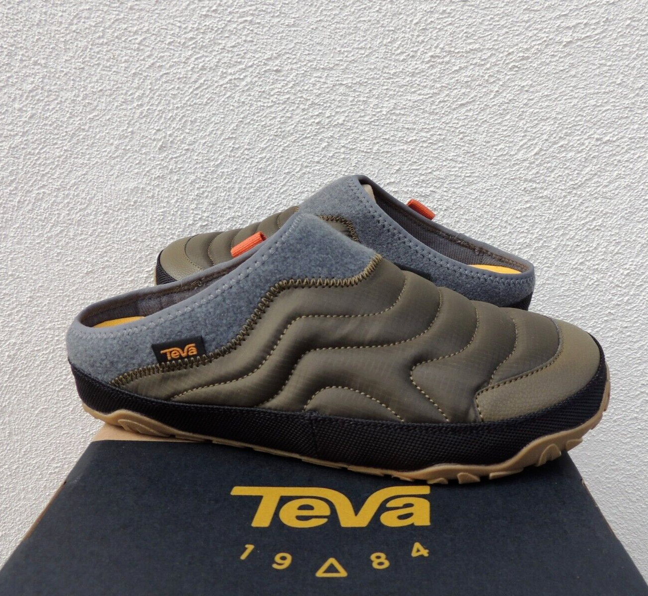 TEVA OLIVE ALL GENDER ReEMBER TERRAIN SLIP-ON SHOES, MEN US 9/ WOMEN US 11 ~NIB